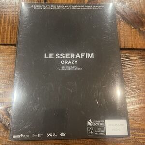LE SSERAFIM-CRAZY- 4th Mini Album-Vol.1 Thundering‎ Cedar New Sealed Album